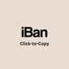 IBAN Click-to-Copy Pro